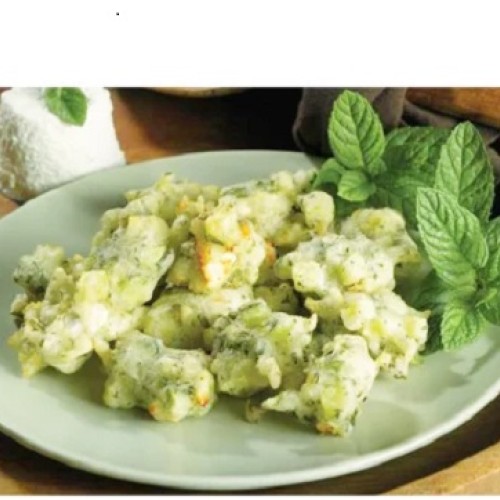 FRITTELLINE RICOTTA MENTA E ZUCCHINE
