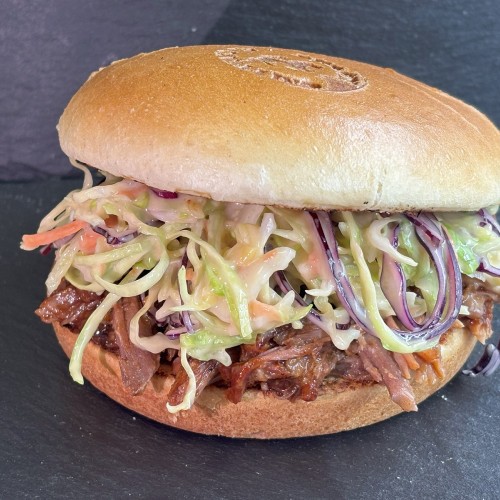 HAMBURGER PULLED PORK